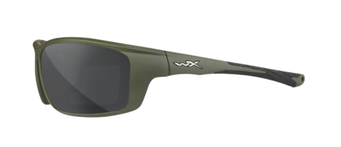 Wiley X Grid CCGRD08 Matte Utility Green Frame | Captivate Polarized Grey Lens