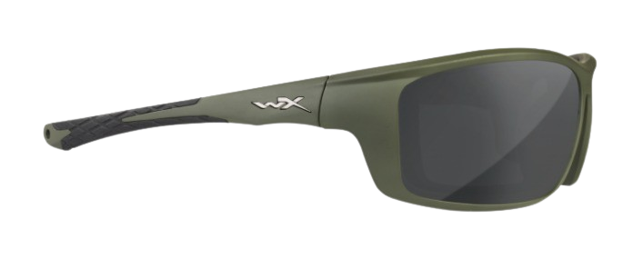 Wiley X Grid CCGRD08 Matte Utility Green Frame | Captivate Polarized Grey Lens