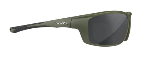 Wiley X Grid CCGRD08 Matte Utility Green Frame | Captivate Polarized Grey Lens