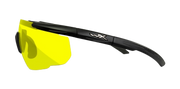Wiley X Saber Advanced 300 Matte Black Frame | Pale Yellow Lens