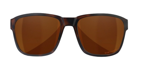 Wiley X Trek AC6TRK06 Matte Havanna Brown Frame | Captivate Polarized Copper Lens