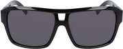 Dragon The Jam LL 6013-001 Shiny Black Frame | Lumalens Smoke Polarized Lens