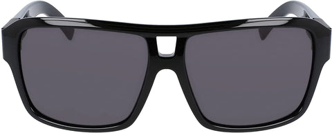 Dragon The Jam LL 6013-001 Shiny Black Frame | Lumalens Smoke Polarized Lens