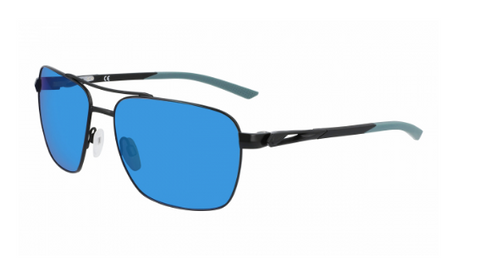 Nike Club Premier P DQ0920-011 Black/Hasta Frame | Polarized Blue with Blue Mirror Lens