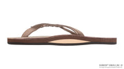 Rainbow Sandals Women's Flirty Braidy - Single Layer Premier Leather 1/2" Narrow Strap with Braid