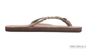 Rainbow Sandals Women's Flirty Braidy - Single Layer Premier Leather 1/2" Narrow Strap with Braid