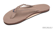 Rainbow Sandals Women's Flirty Braidy - Single Layer Premier Leather 1/2" Narrow Strap with Braid