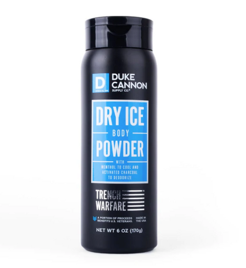 Duke Cannon Dry Ice Body Powder 6oz.