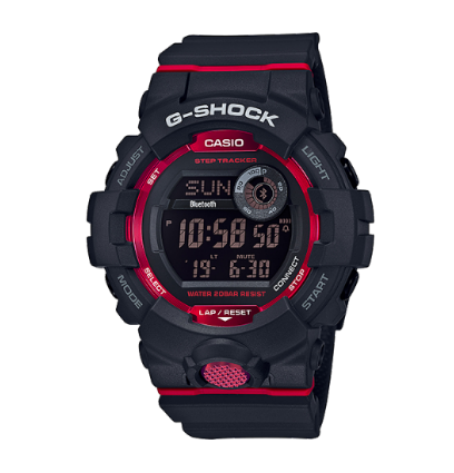 G-Shock GBD-800-1CR D Resin BT Black/Red
