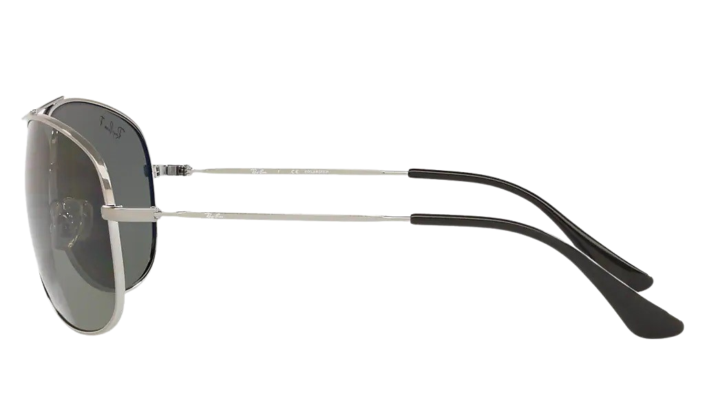 Ray Ban RB3293 004 9A Grey Frame Green Polarized Lens Black Flag Outfitters