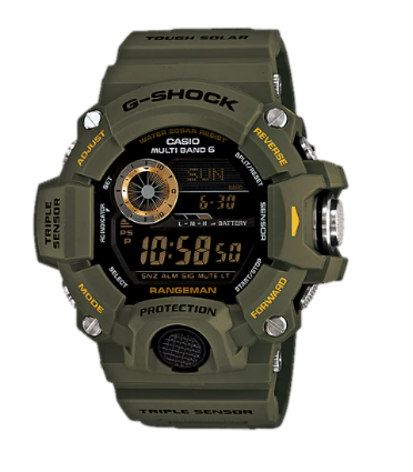 G-Shock GW-9400-3CR Range Man MB6 SA RevLCD Green