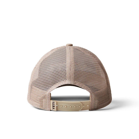 YETI Camo Logo Badge Trucker Hat