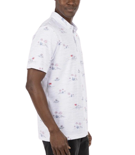Travis Mathew Men's Lake Break Polo