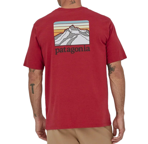Patagonia Men's Line Logo Ridge Pocket Responsibili-Tee