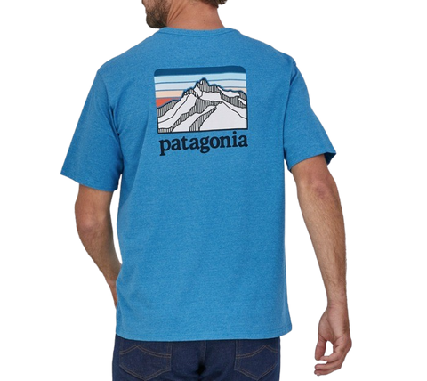 Patagonia Men's Line Logo Ridge Pocket Responsibili-Tee