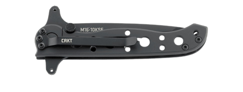 CRKT Carson M16 EDC Tanto Black w/ Triple Point Serration #M16-10KSF