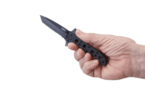 CRKT Carson M16 EDC Tanto Black w/ Triple Point Serration #M16-10KSF