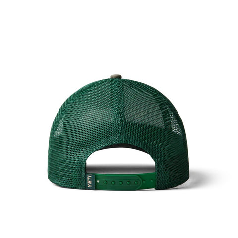 YETI Camo Logo Badge Trucker Hat