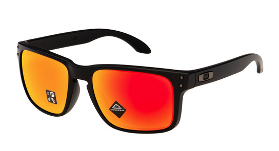 Oakley Holbrook OO9102 E255 Matte Black Frame Prizm Ruby Lens Black Flag Outfitters