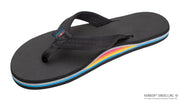 Rainbow Sandals Women's Classic Rubber - Single Layer Soft Top 3/4" EVA Rubber Filled Nylon Strap