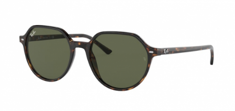 Ray-Ban Thalia RB2195 902/31 Havana Frame | Green Lens