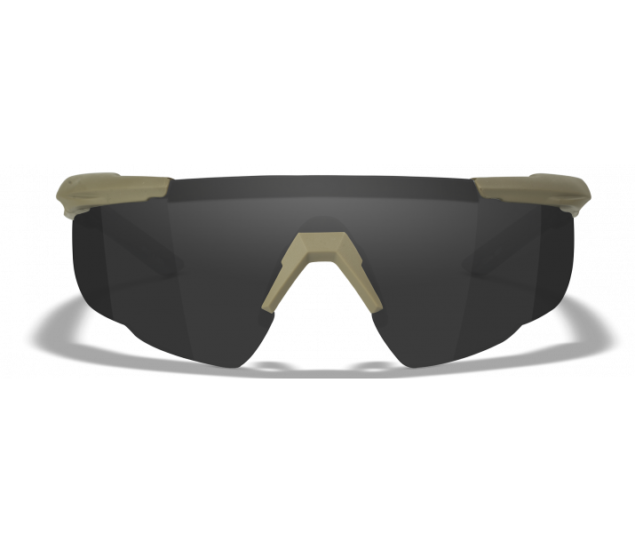 Wiley X Saber Advanced 308T Matte Tan 499 Frame | Grey/Clear/Light Rust Lens