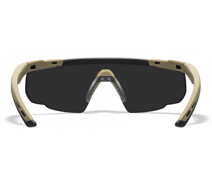 Wiley X Saber Advanced 308T Matte Tan 499 Frame | Grey/Clear/Light Rust Lens