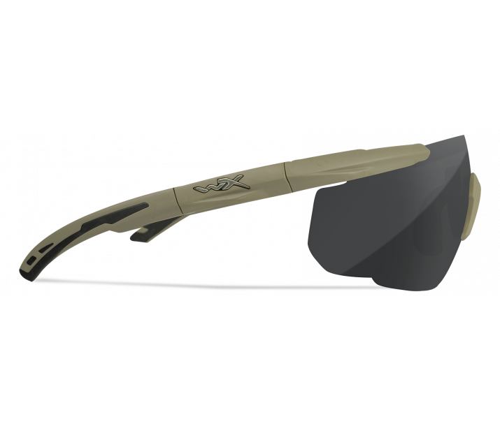 Wiley X Saber Advanced 308T Matte Tan 499 Frame | Grey/Clear/Light Rust Lens