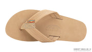 Rainbow Sandals Men's Single Layer Premier Leather with Arch Support 1" Strap
