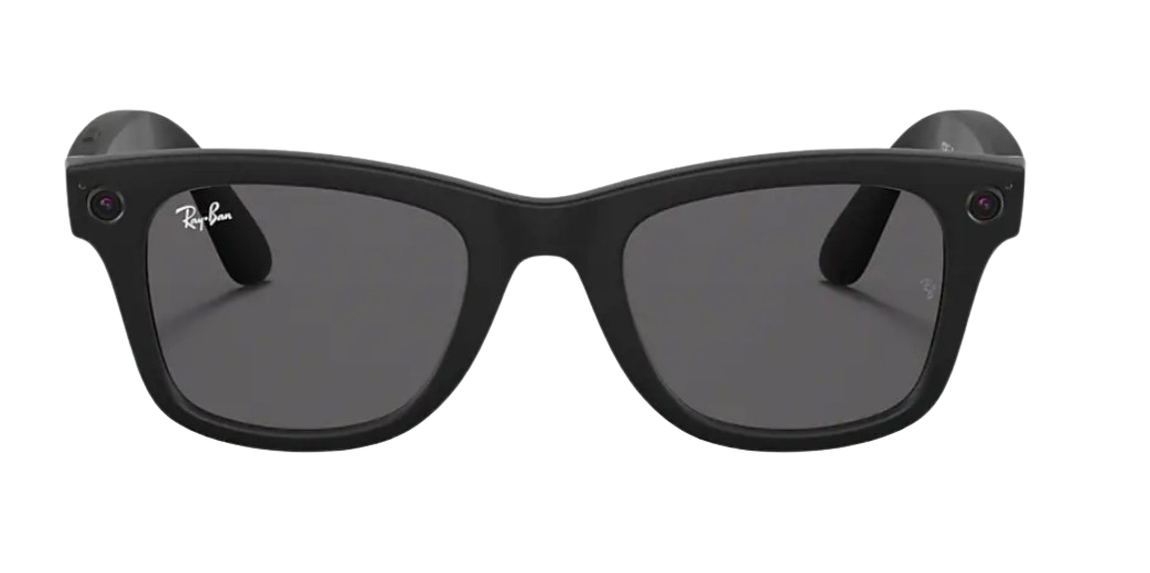 Ray-Ban Stories Wayfarer RW4002 Matte Black Frame | Dark Grey Lens
