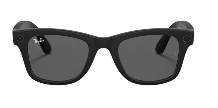 Ray-Ban Stories Wayfarer RW4002 Matte Black Frame | Dark Grey Lens