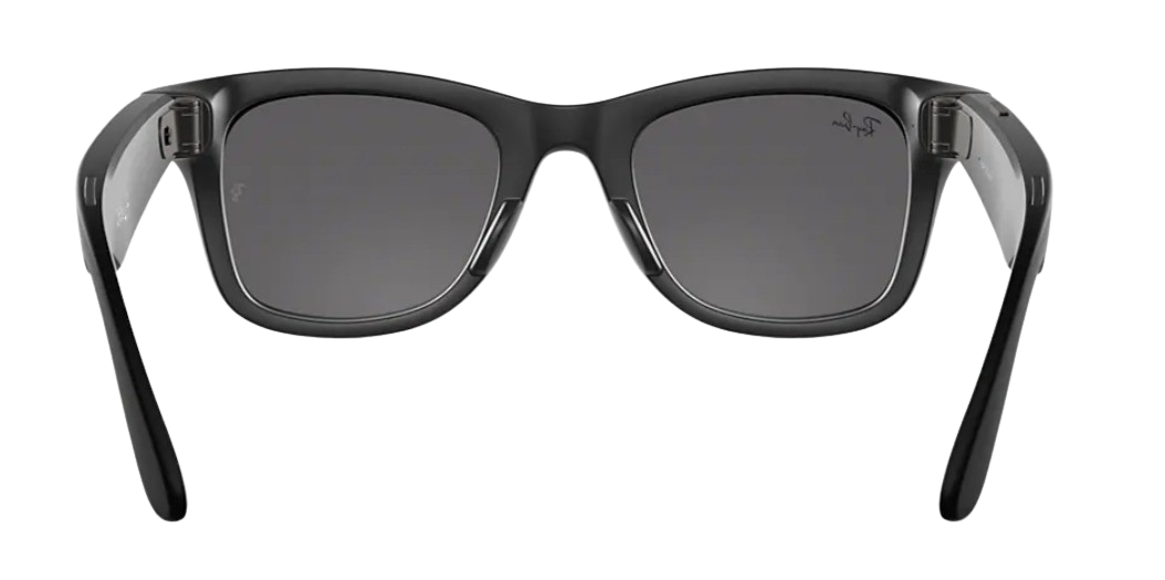 Ray-Ban Stories Wayfarer RW4002 Matte Black Frame | Dark Grey Lens