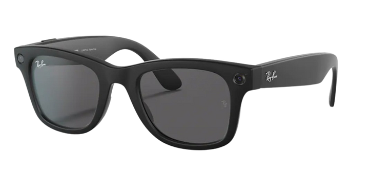 Ray-Ban Stories Wayfarer RW4002 Matte Black Frame | Dark Grey Lens