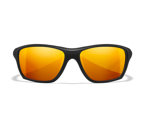 Wiley X Aspect ACASP04 Matte Black Frame | Captivate Polarized Bronze Mirror Lens