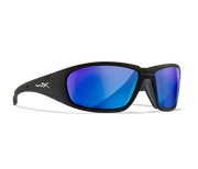 Wiley X Boss CCBOS09 Matte Black Frame | Captivate Polarized Blue Mirror Lens