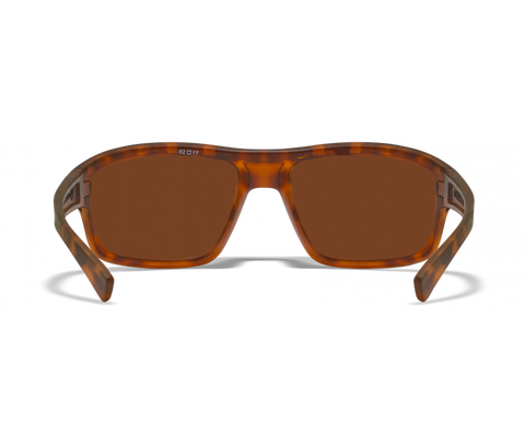Wiley X Contend ACCNT07 Matte Demi Frame | Captivate Polarized Green Mirror Lens
