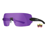 Wiley X Detection 1205 - 5 Lens Kit Black Frame | Clear/Yellow/Orange/Purple/Copper Lens