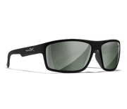 Wiley X Peak ACPEA40 Matte Black Frame | Harvick Captivate Polarized Plat Flash Lens