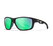 Wiley X Aspect ACASP17 Matte Black Frame | Captivate Polarized Green Mirror Lens