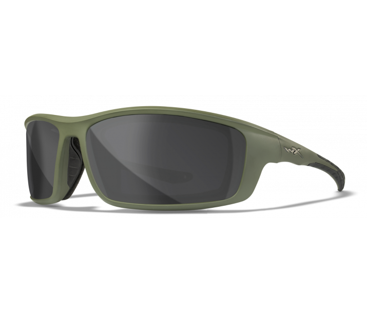 Wiley X Grid CCGRD08 Matte Utility Green Frame | Captivate Polarized Grey Lens