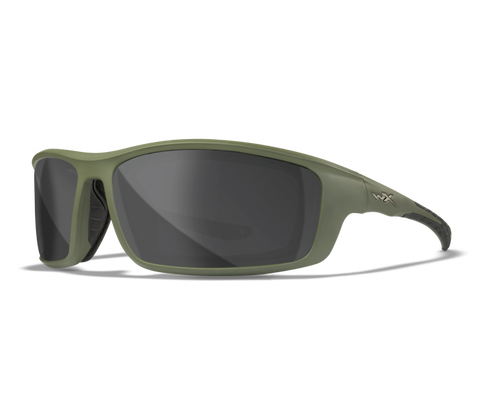 Wiley X Grid CCGRD08 Matte Utility Green Frame | Captivate Polarized Grey Lens