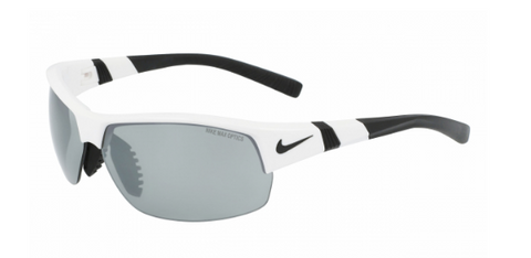 Nike Show X2 DJ9939-100 White/Black Frame | Grey with Silver Flash Lens